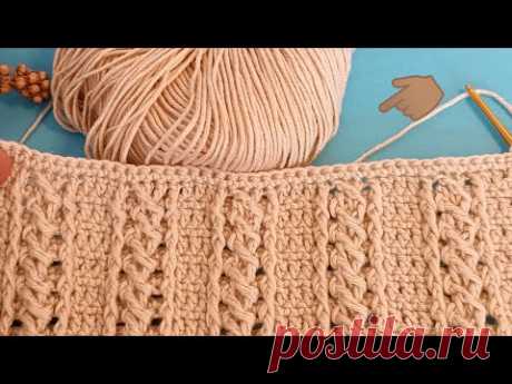 Вы должны изучить эту стартовую технику! кружевной топ крючком