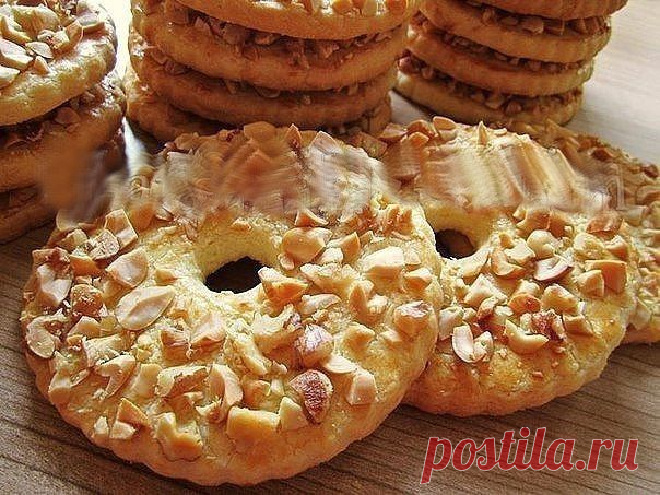 Песочные кольца с орехами  — Sloosh – кулинарные рецепты
