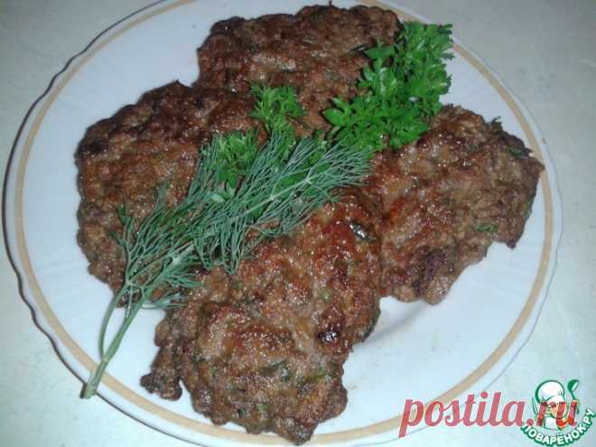 Печеночные котлеты с зеленью Кулинарный рецепт