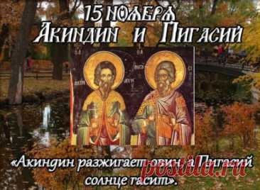 Желаю тебе здоровья, счастья, успехов во всех начинаниях и исполнения всех заветных желаний.  Открытки на день памяти Акиндина и Пигасия.