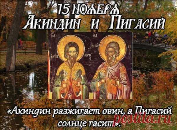 Желаю тебе здоровья, счастья, успехов во всех начинаниях и исполнения всех заветных желаний.  Открытки на день памяти Акиндина и Пигасия.