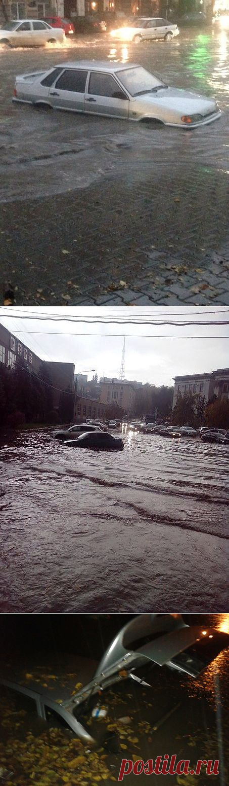 Небывалый потоп в Ростове-на-Дону : НОВОСТИ В ФОТОГРАФИЯХ