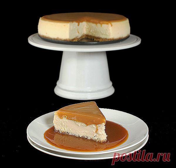 Карамельный чизкейк.