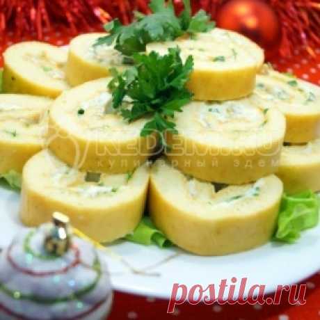 Рулет с луком и яйцом - МирТесен