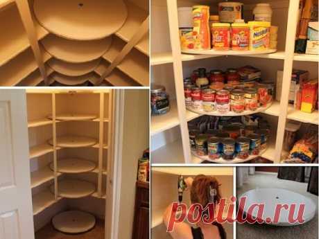 Wonderful DIY Amazing Lazy Susan Pantry