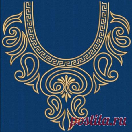 Схема вышивки «Узор на одежду» - Вышивка крестом