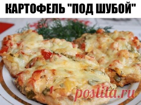 КАРТОФЕЛЬ "ПОД ШУБОЙ" 

ИНГРЕДИЕНТЫ:

● Картофель - 1 кг
● Лук репчатый - 2 шт.
● Фарш мясной - 700 гр
● Помидоры - 3 шт.
● Сыр твердый - 200 гр.
● Майонез - 500 гр.
● Соль, перец по вкусу

ПРИГОТОВЛЕНИЕ:

Нарезать картофель кольцами, лук полукольцами, добить майонеза немного, посолить, поперчить и все перемешать. Затем в сковороде сложить 1 слой картофель, 2 слой фарш, смазать майонезом, помидоры порезать кольцами и сложить третий слой, смазать майонезом. Поставить в разо...