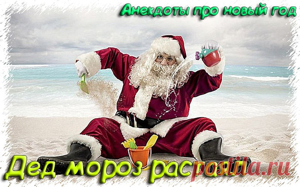 Дед мороз растаял - Анекдоты про новый год 2019