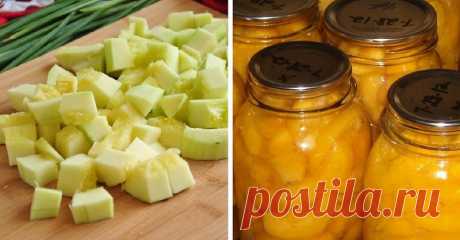 Ананасы из кабачков по рецепту библиотекаря