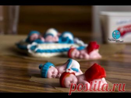 Fondant Baby schritt für schritt erklärt -- Anni's wunderbare Backwelt