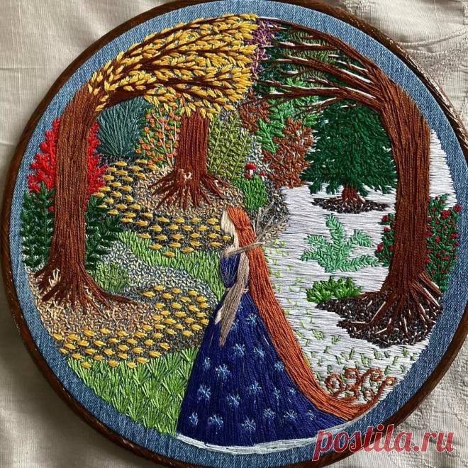 А вы любите вышивать?