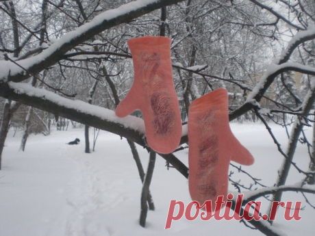 Мастер-Класс &quot;Валяние варежек. - Ярмарка Мастеров - ручная работа, handmade