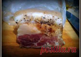 Сало соленое в рассоле Автор рецепта Юлька - Cookpad
