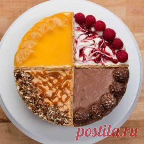 4вида cheesecake в едно