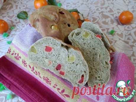 Десертный хлеб с чаем матча и цукатами – кулинарный рецепт