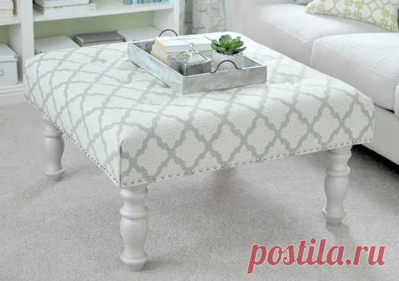 15 DIY Ottoman Ideas - Pretty Providence