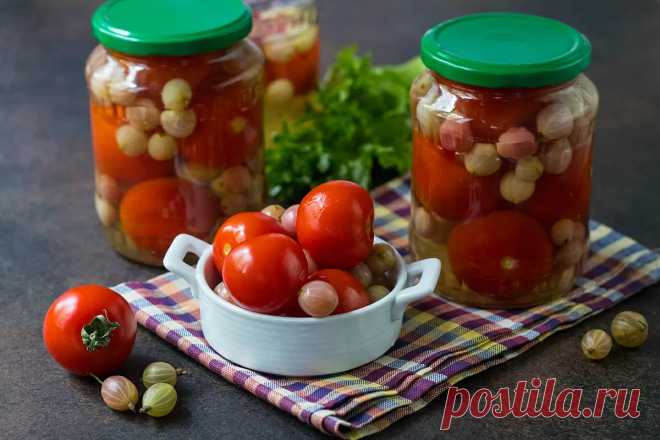 Помидоры, маринованные с крыжовником пошаговый рецепт с фото на сайте академии выпечки Dr.Oetker