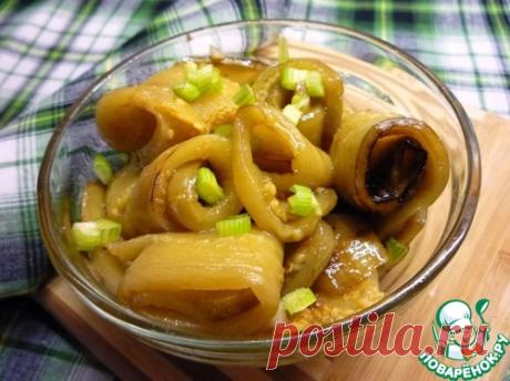 Улитки из баклажанов - кулинарный рецепт
