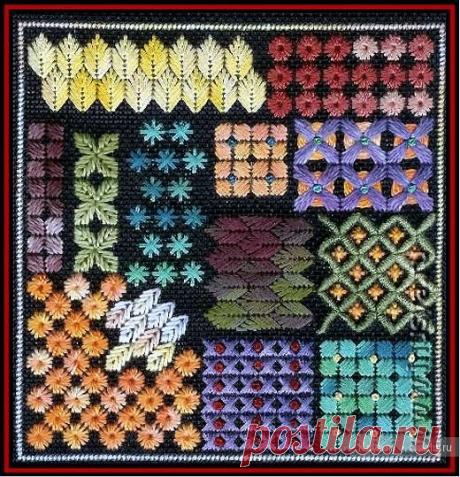 Мастеркласс, виды стежков. Вышивание / Вышивание крестиком - схемы вышивки для начинающих, картинки / КлуКлу. Рукоделие - бисероплетение, квиллинг, вышивка крестом, вязание