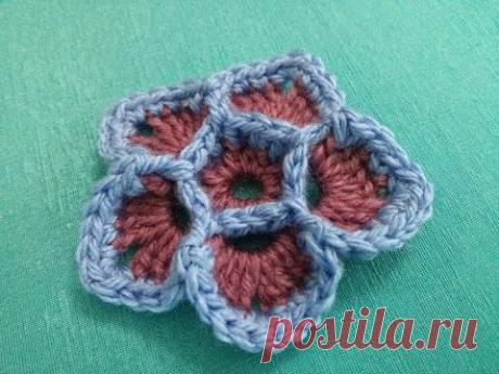 Crochet flower 20 - YouTube