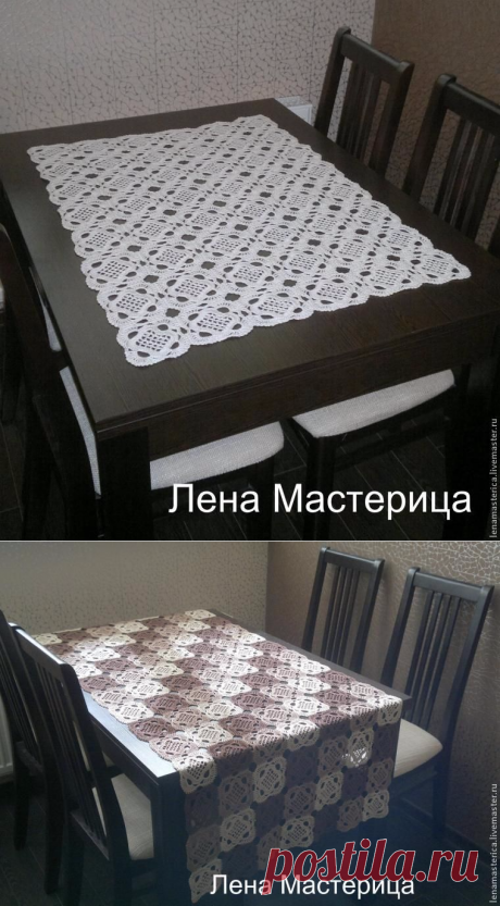 вязание квадратного мотива.