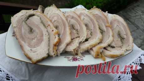 Подчерёвок по-украински, или как без труда приготовить деликатес - На Кухне Сегодня у нас Подчерёвок по-украински. Перво-наперво определимся, что такое подчерёвок. Так вот, подчерёвок – это нижняя подбрюшная часть свиной туши. Отсю