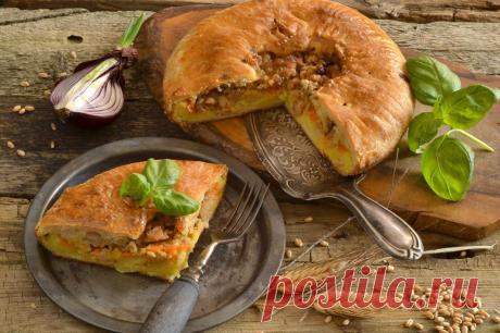 Английский пирог с картошкой и мясом. Пошаговый рецепт с фото - Ботаничка.ru