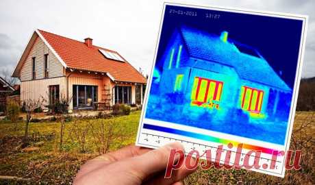 Обследование и проверка дома тепловизором при покупке или контроле