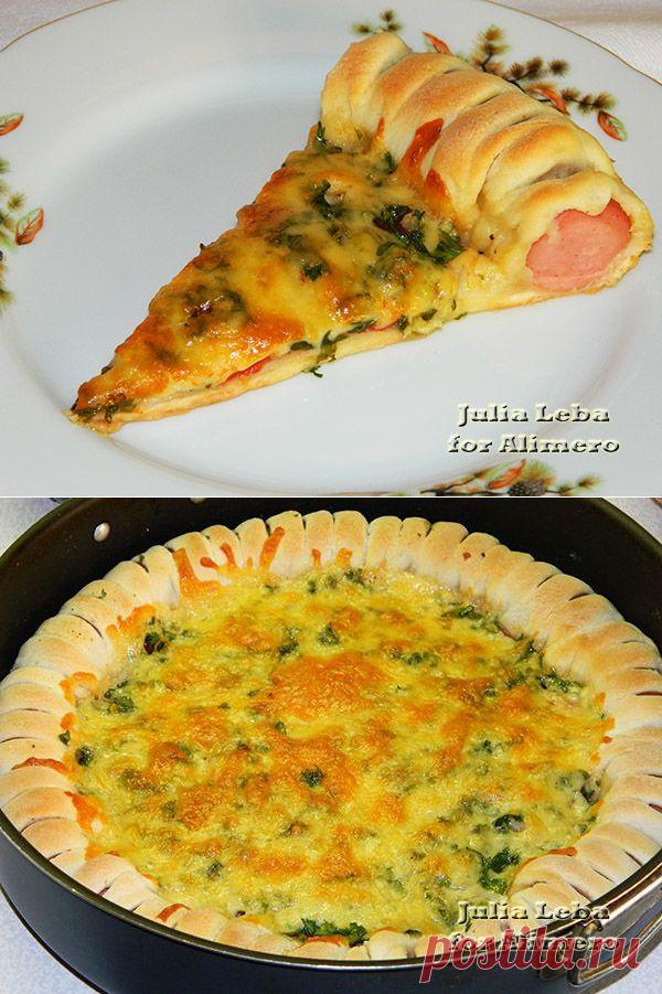 Пицца с вкусным краешком