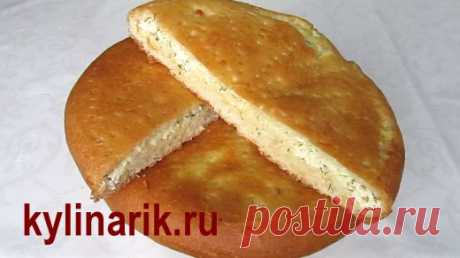 Хачапури с сыром, рецепт из дрожжевого теста в духовке - Кулинарик.ру