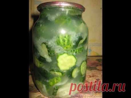 Консервация   Сырой салат из огурцов на зиму