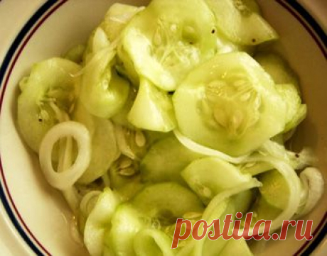 Салат из огурцов с луком на зиму - Огурцы на зиму . 1001 ЕДА вкусные рецепты с фото!