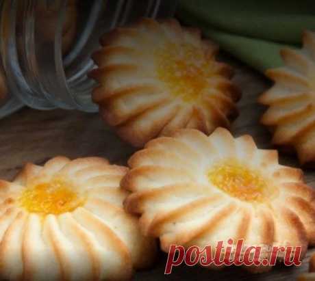 Песочное печенье "Курабье" на маргарине