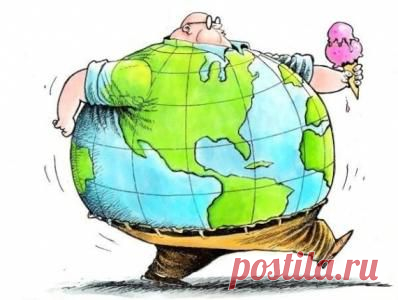 30% населения Земли страдает от ожирения