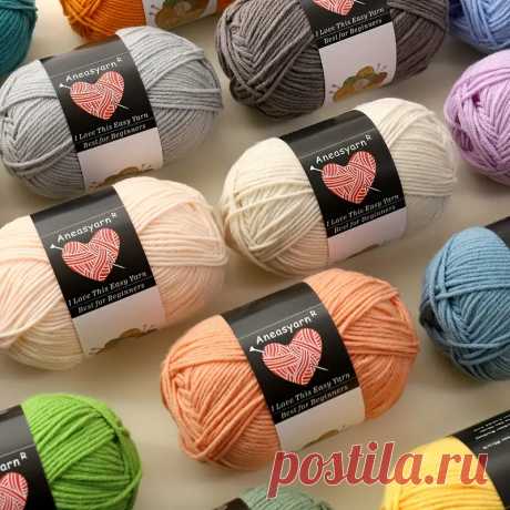 6 Шт. Пряжа Смешанного Цвета, Акрил 80,00%, Вискоза 20,00% Пряжа, Для Вязания Крючком И Вязания Шарфа, Свитера, Шали, Пледа, Одеяла - , & Sewing - Temu Moldova