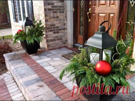 Новогодние украшения, идеи - YouTube