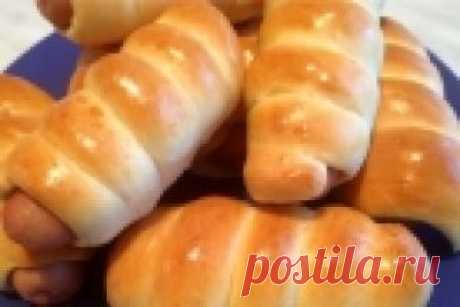 Тесто для пирожков с сосиской - пошаговый рецепт с фото на Повар.ру