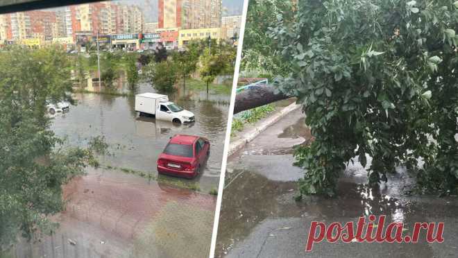 "Лужи похожи на реки": жители Челябинска рассказали о подтоплении города из-за ливня. В Челябинске ливнем затопило улицы, ураганный ветер вырывал с корнями деревья и валил их прямо на припаркованные автомобили. Об этом в беседе с "Газетой.Ru" рассказала местная жительница Ольга. "Обстановка до сих пор так ...