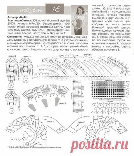 Летняя блуза — асимметрия всегда эффектна! — Рукоделие