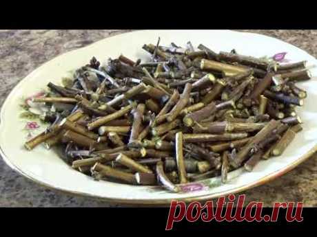 Чай из веточек малины и вишни, очень полезный