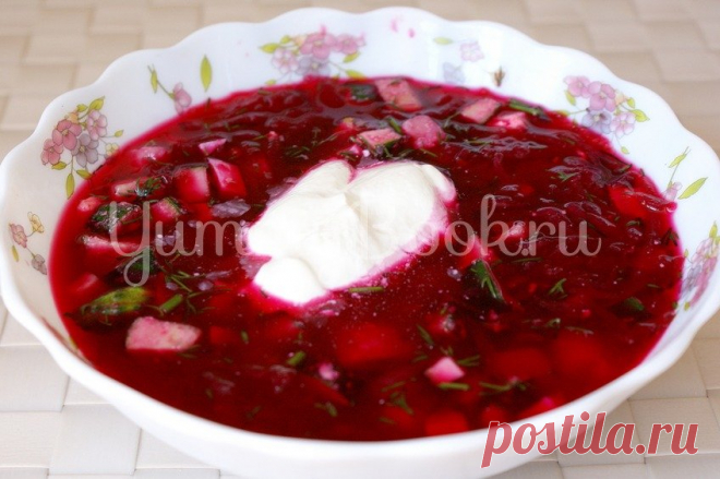 Холодник по-белорусски (Свекольник)