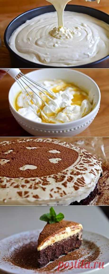 Трюфельный торт с муссом из белого шоколада » Кулинарные рецепты
