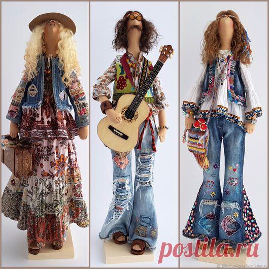 Тильды в стиле бохо,хиппи.Сьерра,Брэндон,Блу – заказать на Ярмарке Мастеров – LVGCSRU | Куклы Тильда, Ставрополь