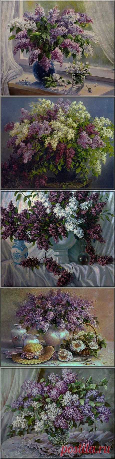 ♥ღ♥Сирень в изобразительном искусстве♥ღ♥.