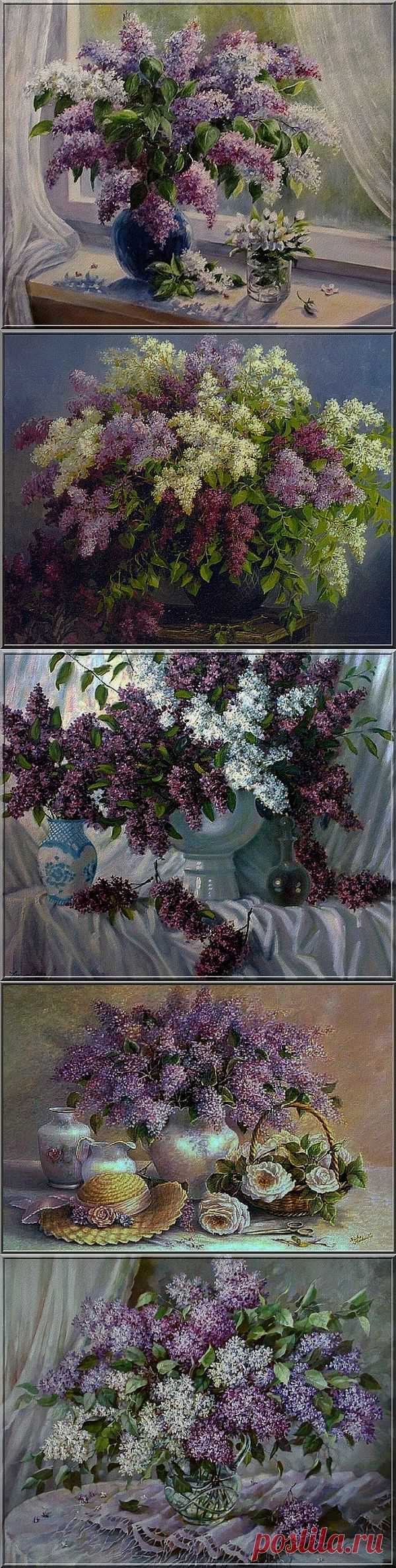 ♥ღ♥Сирень в изобразительном искусстве♥ღ♥.