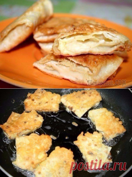Лаваш, жареный с сыром