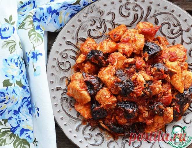 Курица с черносливом в томатном соусе – кулинарный рецепт