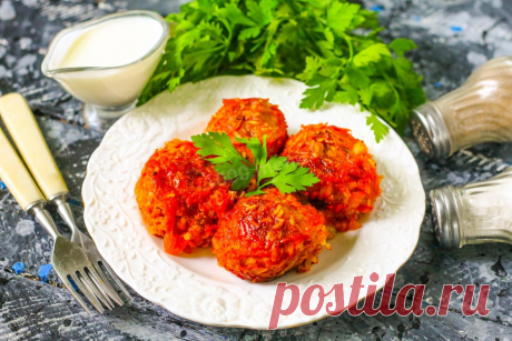 Ежики с подливкой в духовке рецепт с фото пошагово - 1000.menu