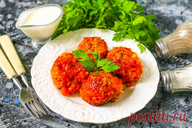 Ежики с подливкой в духовке рецепт с фото пошагово - 1000.menu
