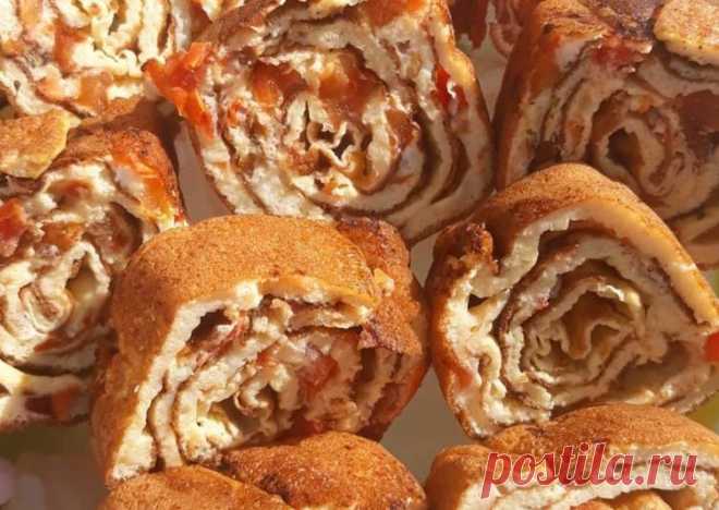 (3) Рулетик яичный с овощами - пошаговый рецепт с фото. Автор рецепта Анжелика Тельман . - Cookpad